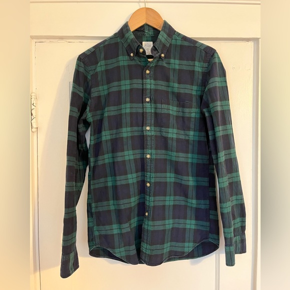 J. Crew Shirts J Crew Black Watch Tartan Shirt Poshmark
